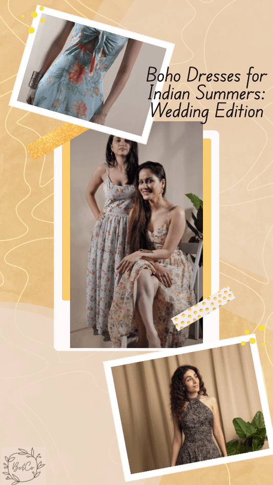 Boho Dresses for Indian Summers: Wedding Edition - boandcostore.com