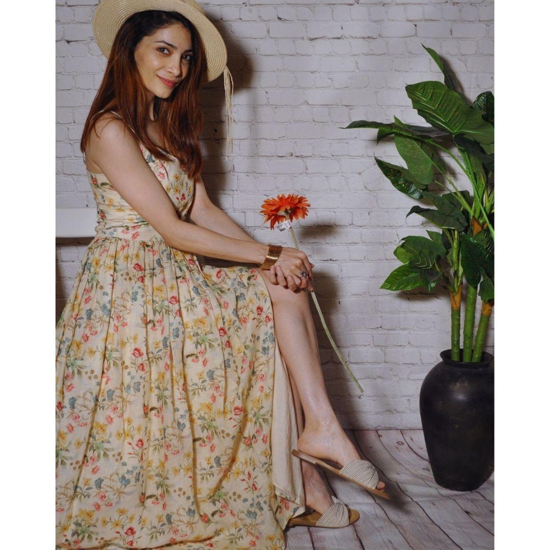 Sunset Floral Maxi Dress - boandcostore.com