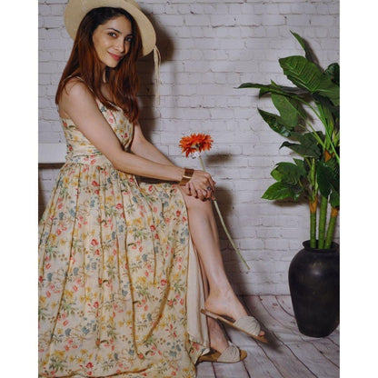 Sunset Floral Maxi Dress - boandcostore.com