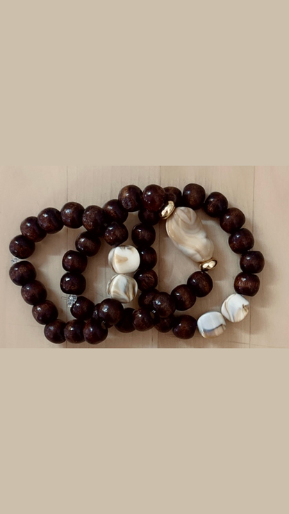 Marble with beads