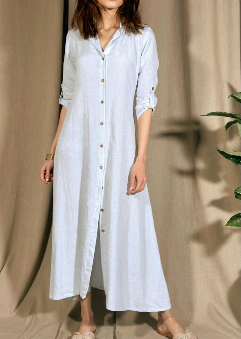 June Shir t Maxi Dress - boandcostore.com