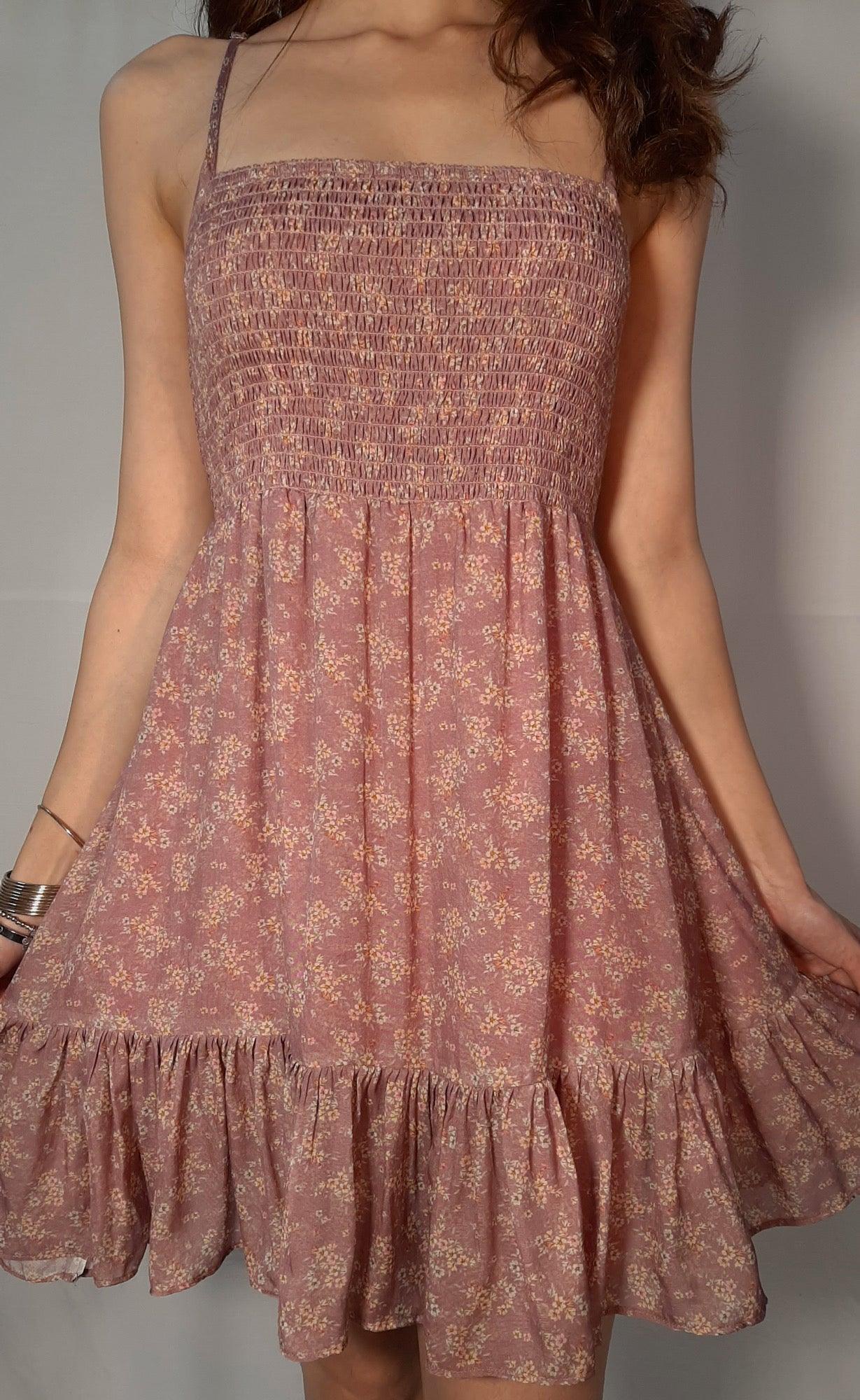 Bo and Co Store's The Mauve Short Dress - Make a statement in this luxurious, flowy dress. Custom Size Available.